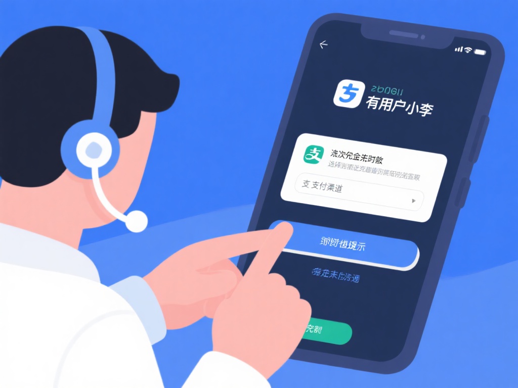 例如，有用户小李在某次充值时选择了错误的支付渠道，